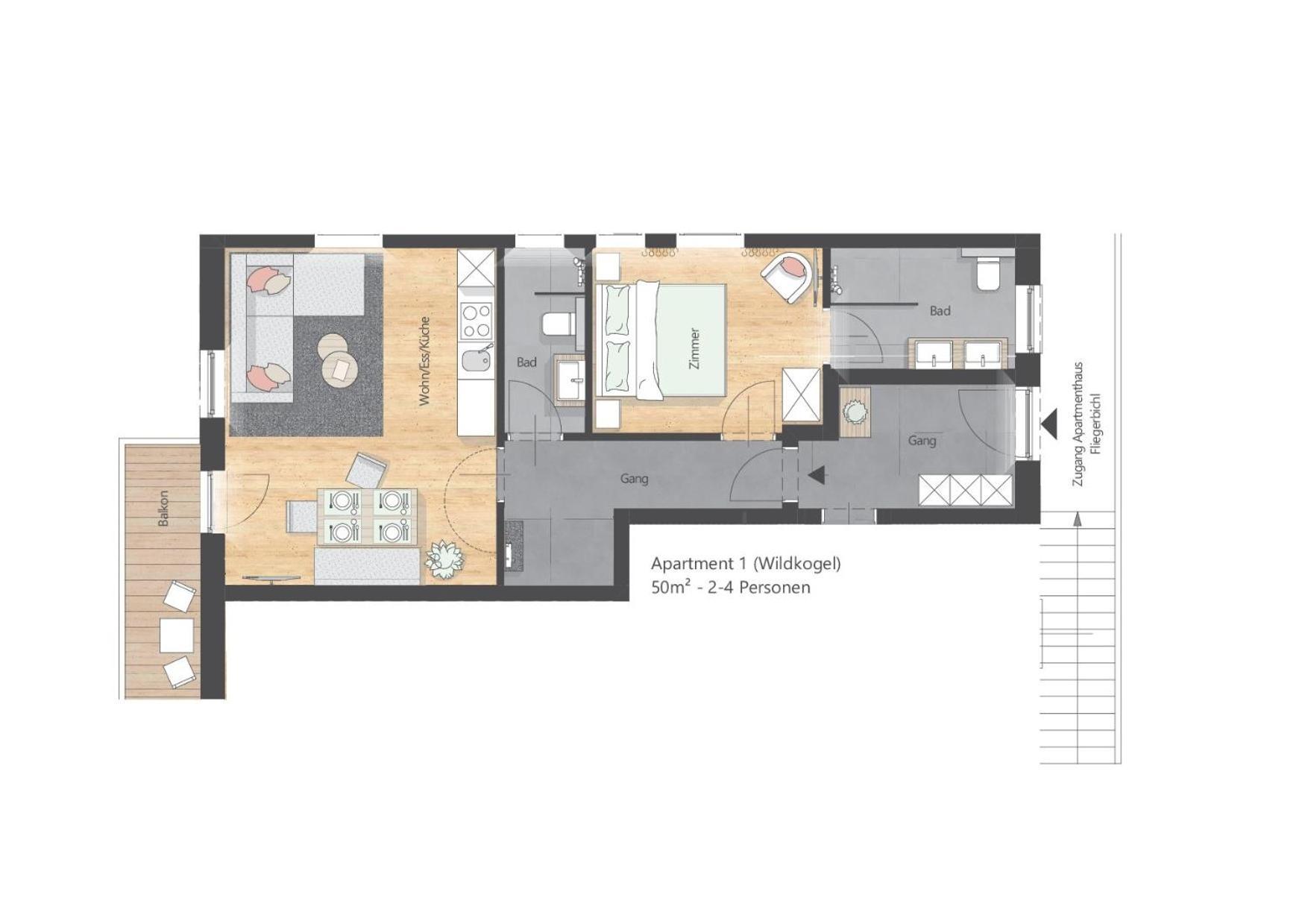 Apartments Fliegerbichl - Familie Voithofer Брамберг-ам-Вильдкогель Экстерьер фото